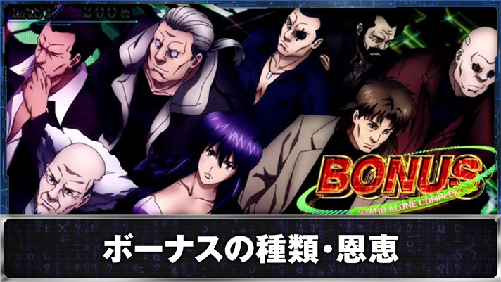 スマスロ 攻殻機動隊 ボーナス当選画面