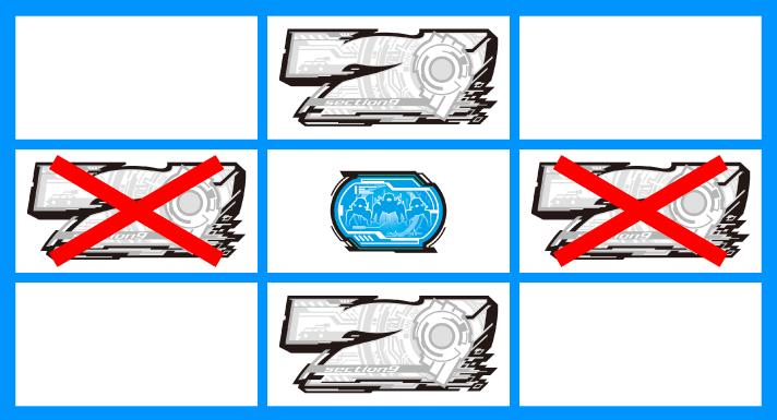 スマスロ 攻殻機動隊　ラフ目停止形　中リール白7サンド目のみ停止
