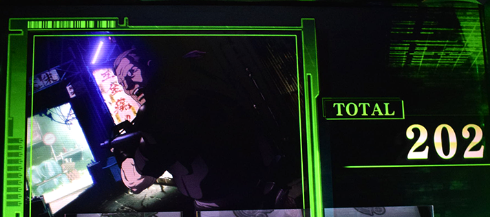 スマスロ 攻殻機動隊　AT終了画面（一枚絵）　緑枠　バトー