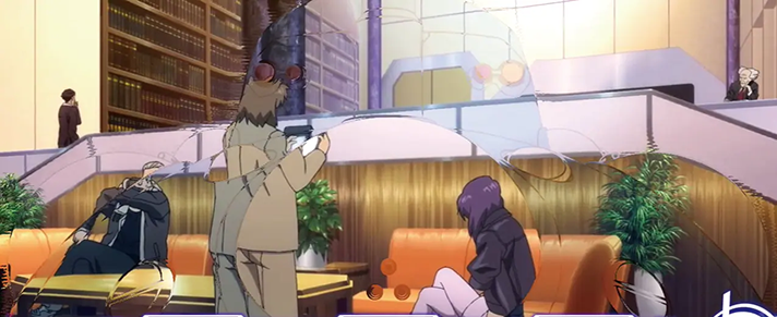 スマスロ 攻殻機動隊 通常時 光学迷彩タチコマ通過演出 極大パターン