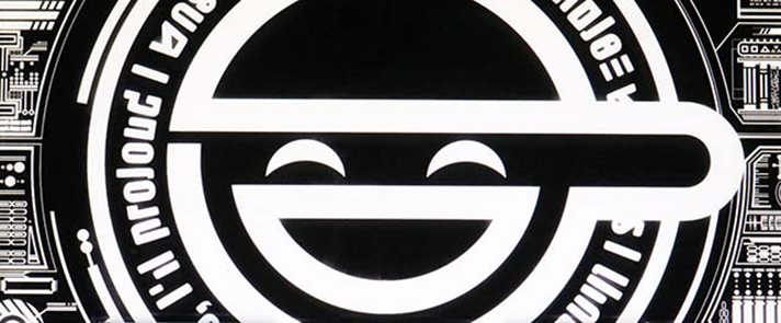 スマスロ 攻殻機動隊 笑い男マーク付きリールロック