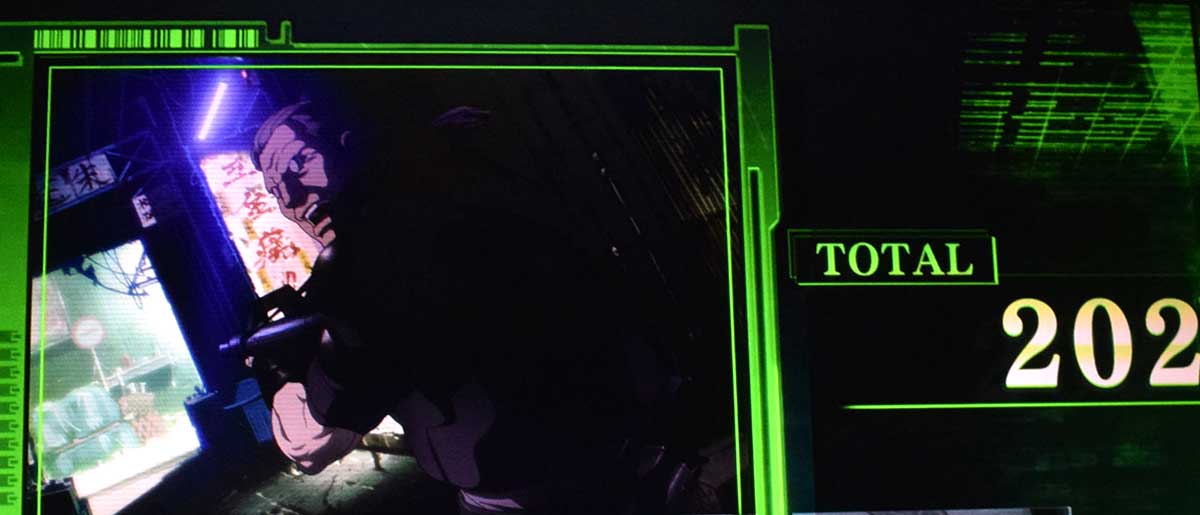 スマスロ 攻殻機動隊　AT終了画面（一枚絵）　緑枠　バトー