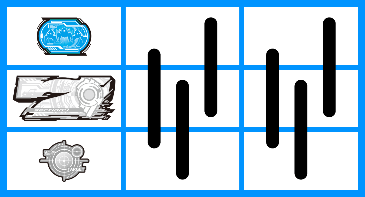 スマスロ 攻殻機動隊　順押し白7狙い　左リール中段白7停止