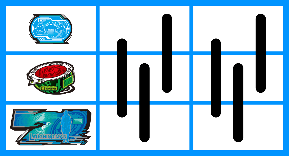 スマスロ 攻殻機動隊　順押し青7狙い　左リール下段青7停止