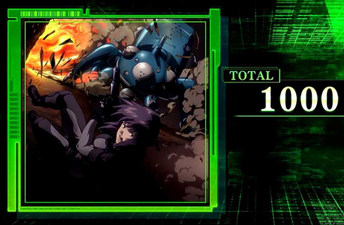 スマスロ 攻殻機動隊　AT終了画面（一枚絵）　素子＆タチコマ