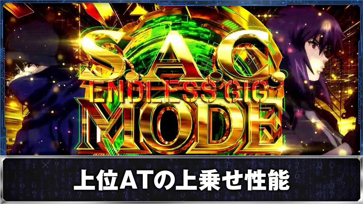 スマスロ 攻殻機動隊　上位ATの上乗せ性能