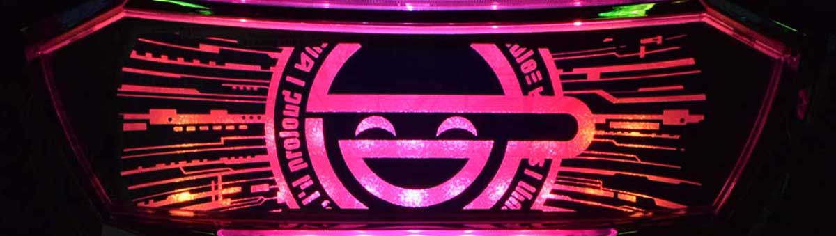 スマスロ 攻殻機動隊 上部パネル 赤