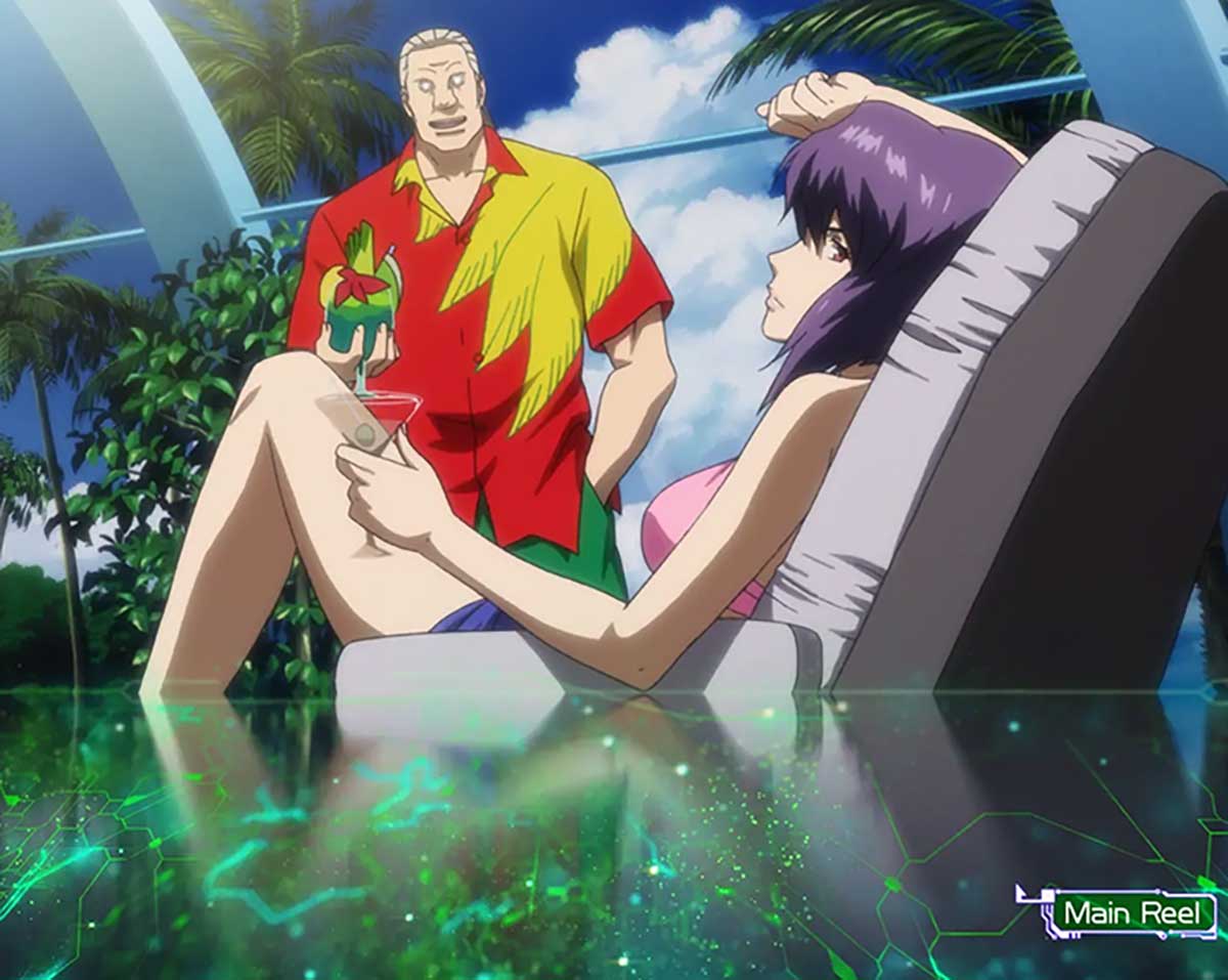 スマスロ 攻殻機動隊 CZ終了画面 バカンス