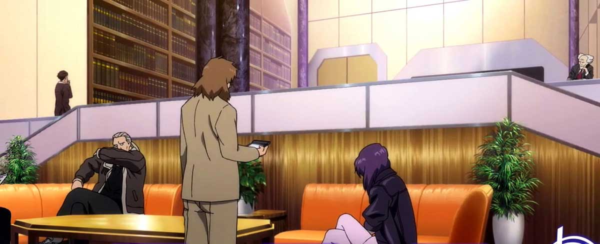 スマスロ 攻殻機動隊　通常時のステージ　共有室