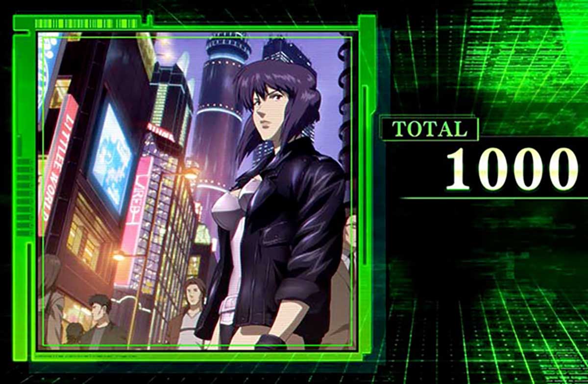 スマスロ 攻殻機動隊　AT終了画面（一枚絵）　素子