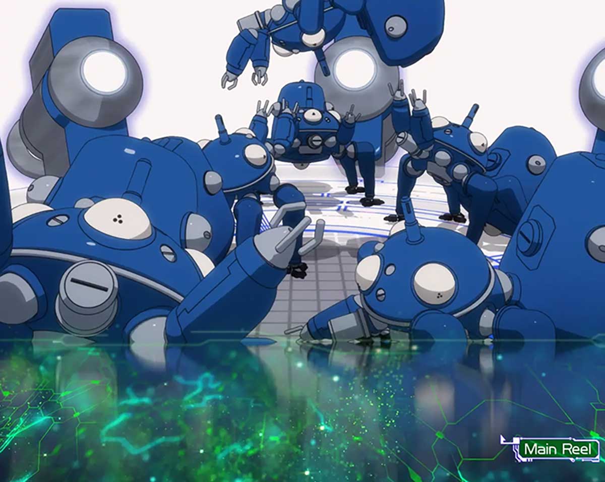 スマスロ 攻殻機動隊　CZ終了画面　タチコマ