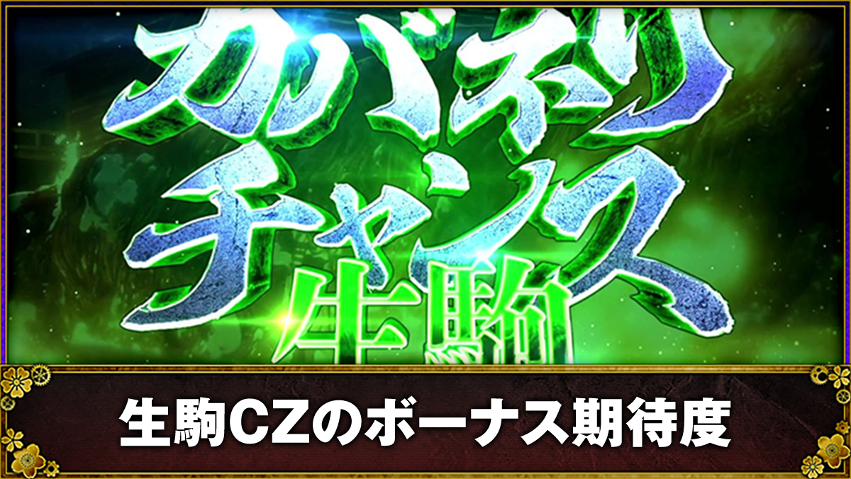 スマスロ 甲鉄城のカバネリ 海門（うなと）決戦　生駒CZ突入画面
