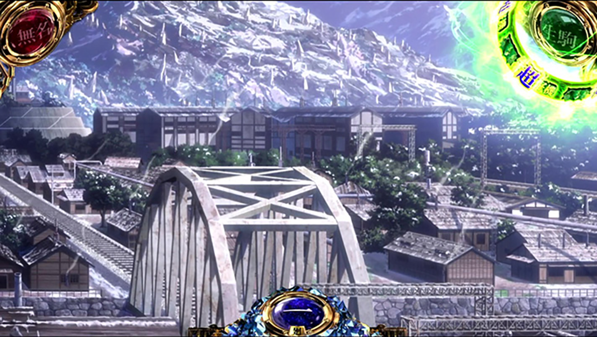 スマスロ 甲鉄城のカバネリ 海門（うなと）決戦　通常時　超カバネリ高確　液晶の玉に「超好機」出現