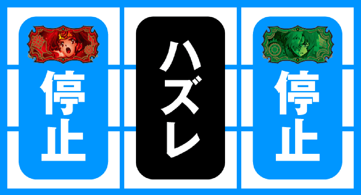スマスロ 甲鉄城のカバネリ 海門(うなと)決戦 複合チャンス目 左リール無名・右リール生駒停止+中リールハズレ
