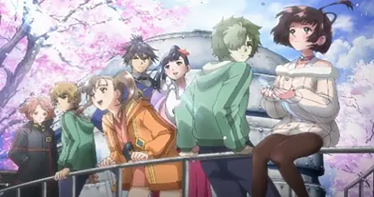 スマスロ 甲鉄城のカバネリ 海門（うなと）決戦　ST終了画面　キャラ集合