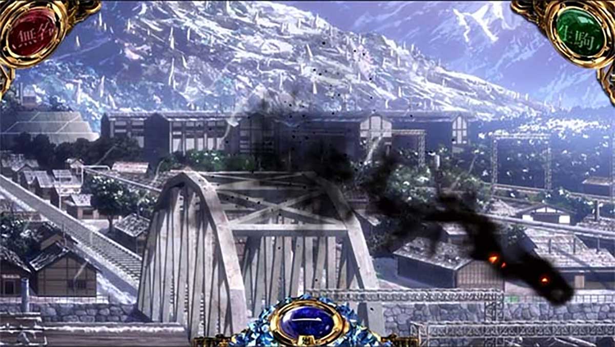 スマスロ 甲鉄城のカバネリ 海門（うなと）決戦　通常時　黒煙ポイント　獲得時