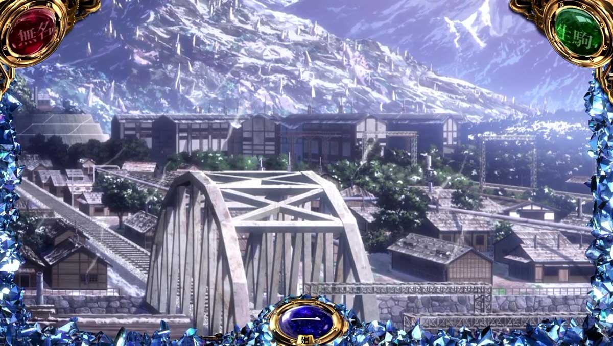 スマスロ 甲鉄城のカバネリ 海門（うなと）決戦　通常時　皮膜レベル示唆　液晶下部＋左右