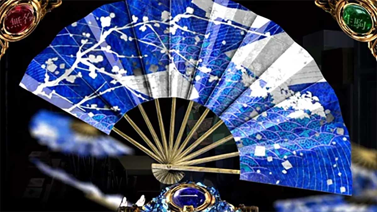 スマスロ 甲鉄城のカバネリ 海門(うなと)決戦 扇子演出 青