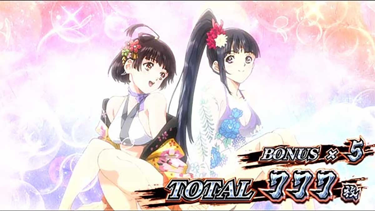 スマスロ 甲鉄城のカバネリ 海門（うなと）決戦　ST終了画面　無名&菖蒲