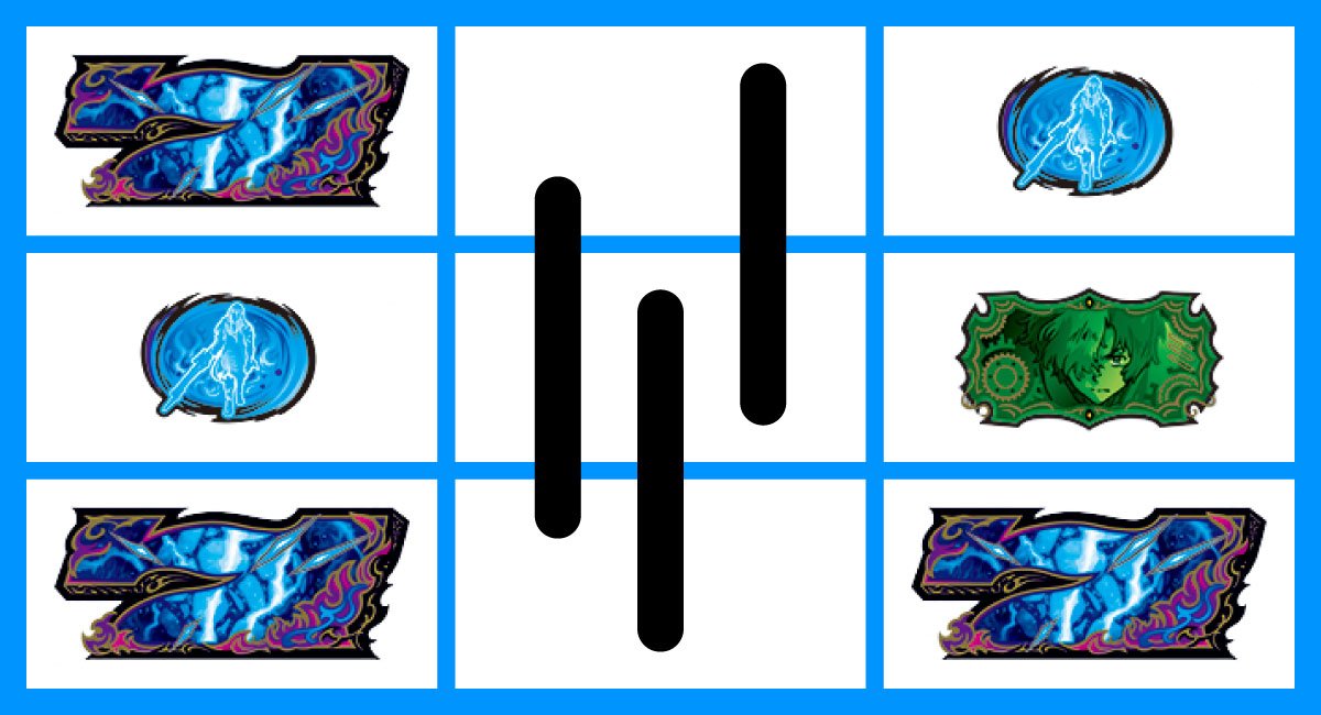 スマスロ 甲鉄城のカバネリ 海門（うなと）決戦　順ハサミ　生駒2確目　左リール青7サンド目停止＋右リール中段生駒停止