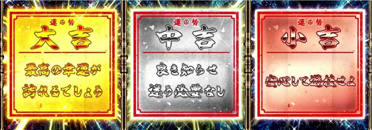 スマスロ 甲鉄城のカバネリ 海門（うなと）決戦　サブ液晶　アイテムくじ　大吉　中吉　小吉