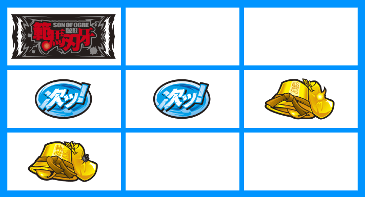 L範馬刃牙　チャンス目　中段リプ・リプ・ベル