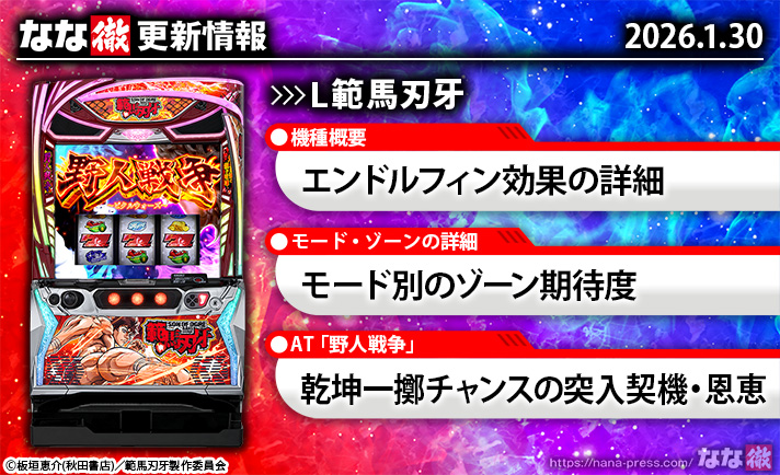 L範馬刃牙　更新情報　TOP画像
