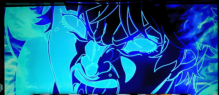 L範馬刃牙　リアルシャドー　オーラ青