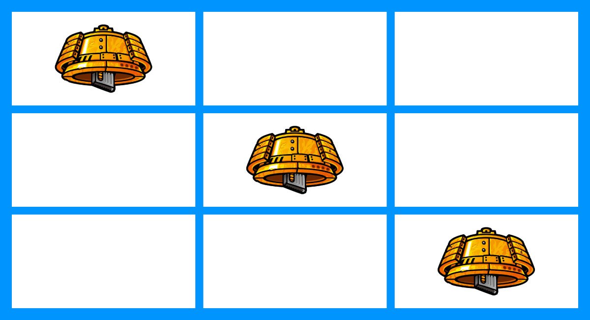 スマスロヨルムンガンド　各小役の停止形　ベル