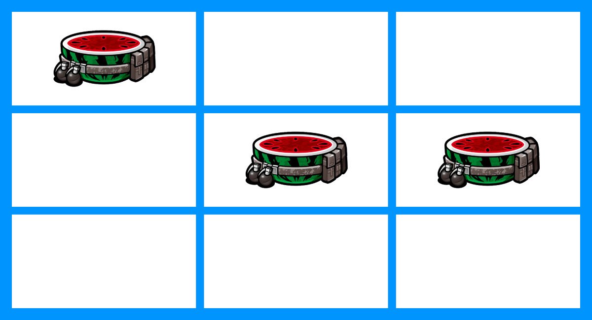 スマスロヨルムンガンド　各小役の停止形　チャンス目B