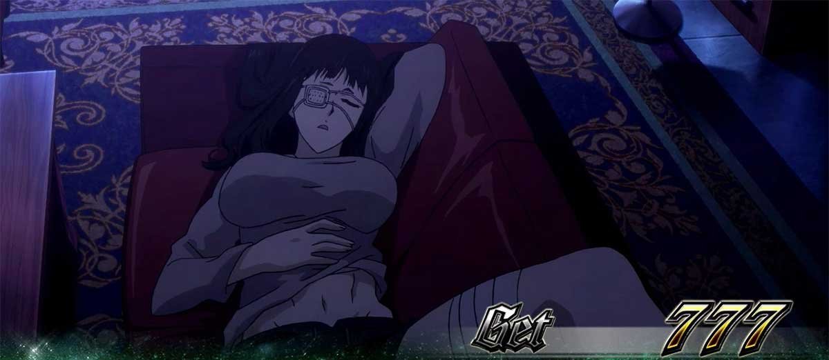 スマスロヨルムンガンド　ボーナス終了画面　睡眠バルメ