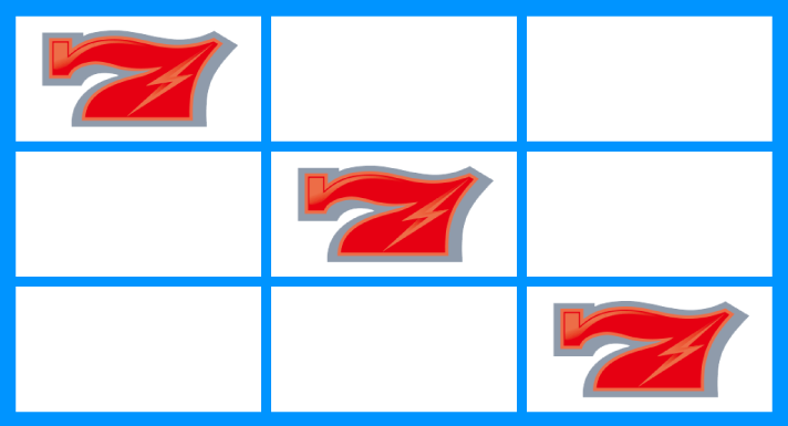 スマスロ サンダーV　JAC待機中　右斜め赤7揃い