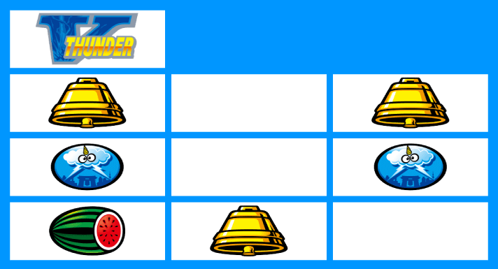 スマスロ サンダーV　リーチ目　単独V狙い時のリーチ目