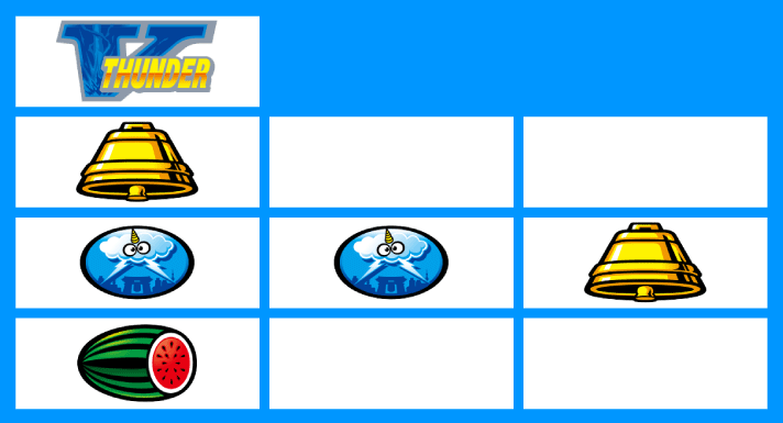 スマスロ サンダーV　リーチ目　単独V狙い時のリーチ目