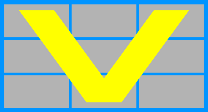 スマスロ サンダーV　通常時の演出法則　フラッシュ演出　V字