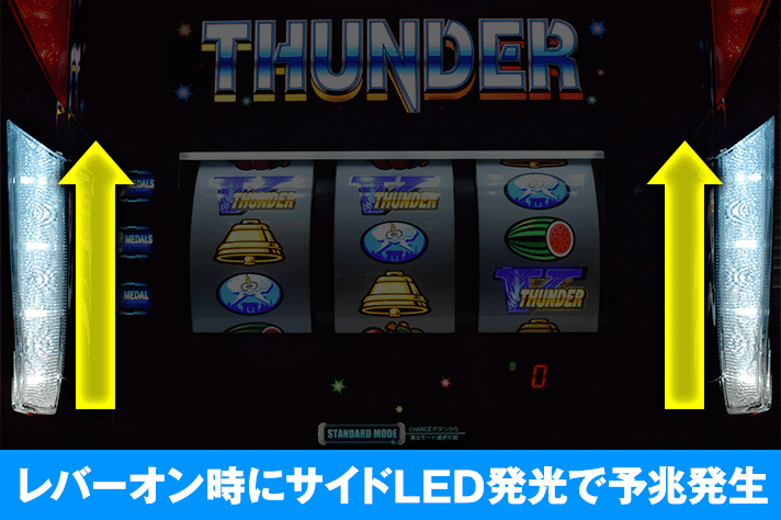 スマスロ サンダーV　通常時の演出法則　予兆