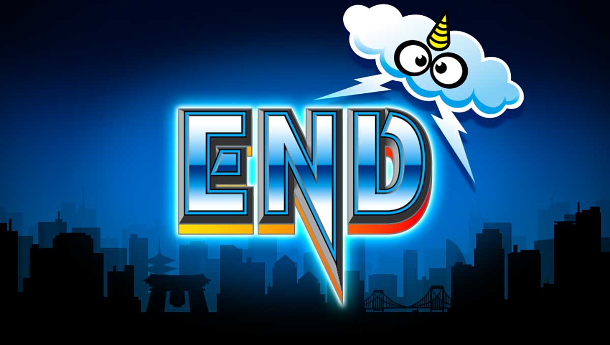 スマスロ サンダーV　REG終了画面　イッカククン