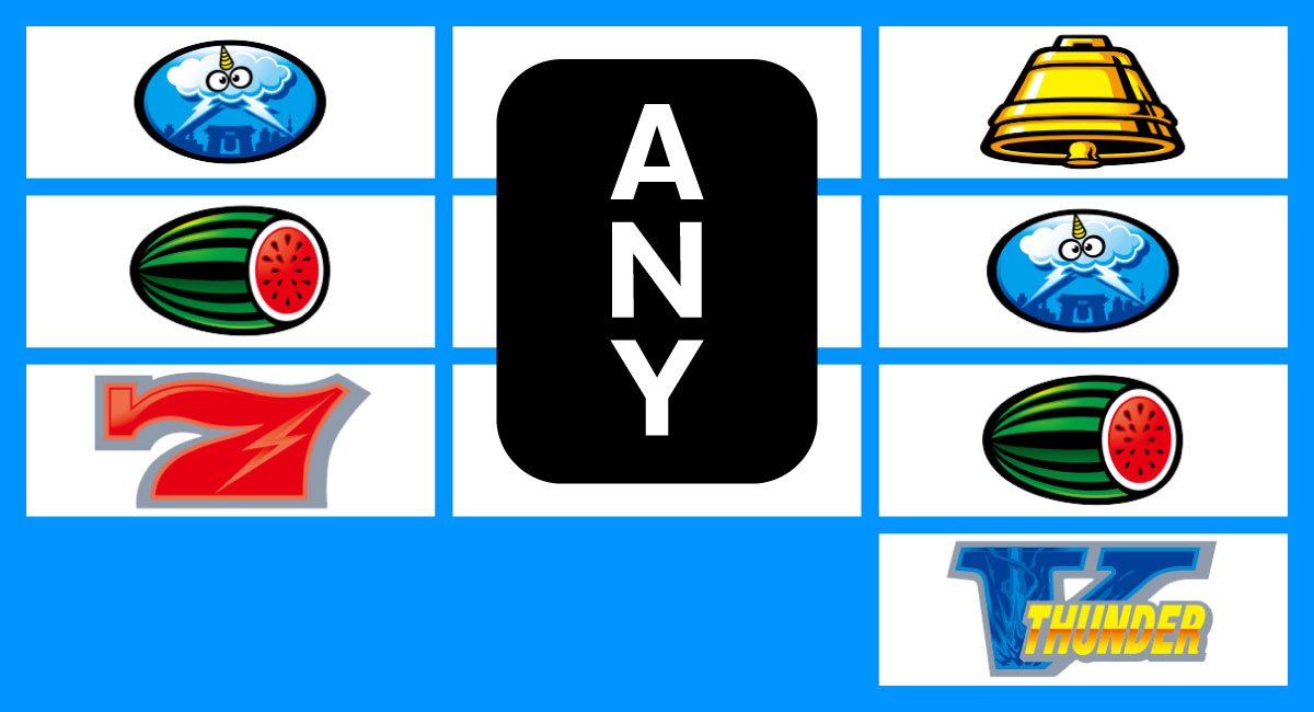 スマスロ サンダーV　はさみ打ち　右リール枠下青７　赤7狙い時のリーチ目