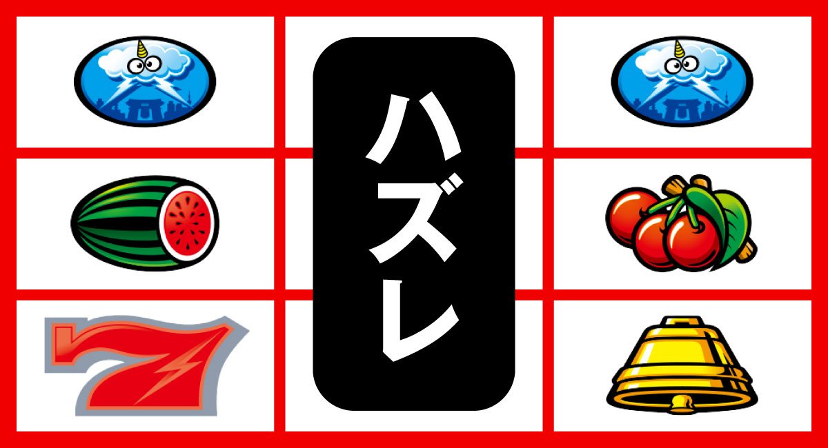 スマスロ サンダーV　リーチ目　はさみ打ち　ハズレ　赤7狙い時のリーチ目