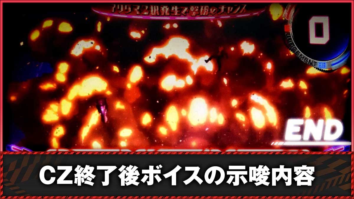 Lアクダマドライブ　CZ失敗後のボイスによる示唆　TOP画像