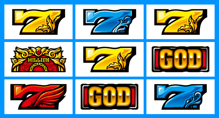 スマスロ ミリオンゴッド-神々の軌跡- ガイアベル 停止形 1枚役