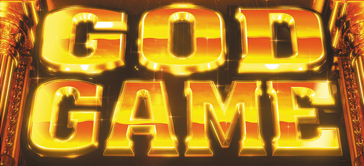 スマスロ ミリオンゴッド-神々の軌跡-　AT突入画面　ゴッドゲーム