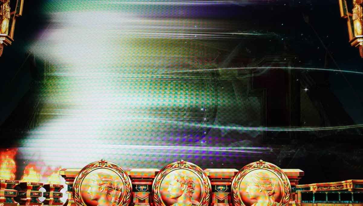 スマスロ ミリオンゴッド-神々の軌跡-　通常時　光の風演出