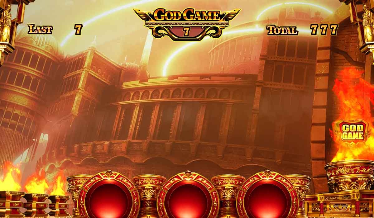 スマスロ ミリオンゴッド-神々の軌跡-　GG中　プレミアムゴッドゲーム（PGG）　GODステージ