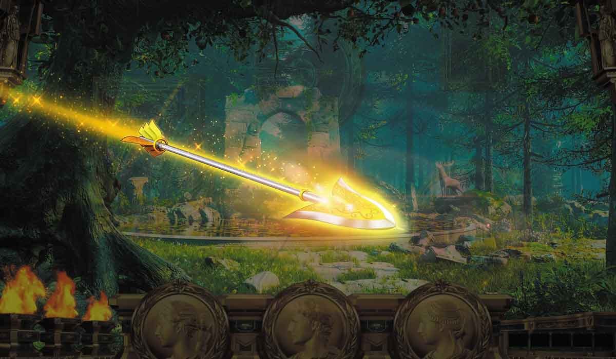 スマスロ ミリオンゴッド-神々の軌跡-　通常時　アルテミスの矢演出