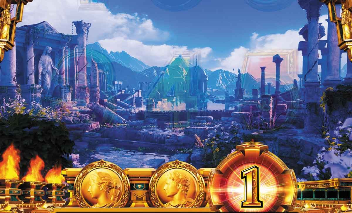 スマスロ ミリオンゴッド-神々の軌跡-　通常時　ガイアナビ（右1stナビ）