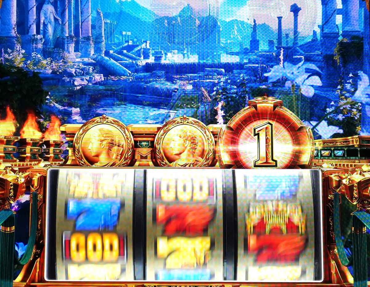 スマスロ ミリオンゴッド-神々の軌跡-　ガイアナビ（右1stナビ）発生