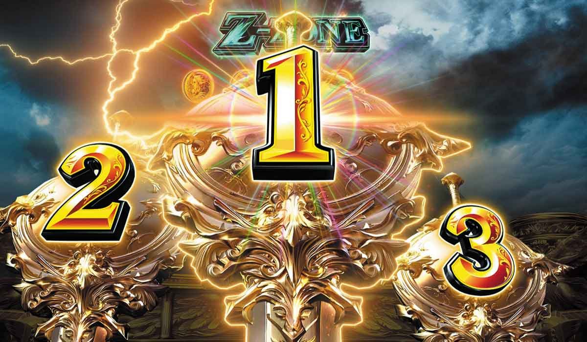 スマスロ ミリオンゴッド-神々の軌跡-　Z-ZONE中　押し順ナビ発生