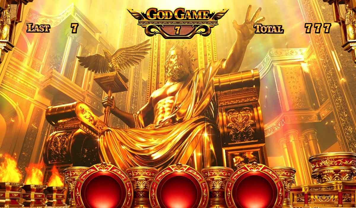 スマスロ ミリオンゴッド-神々の軌跡-　GG中のステージ　ゼウスステージ