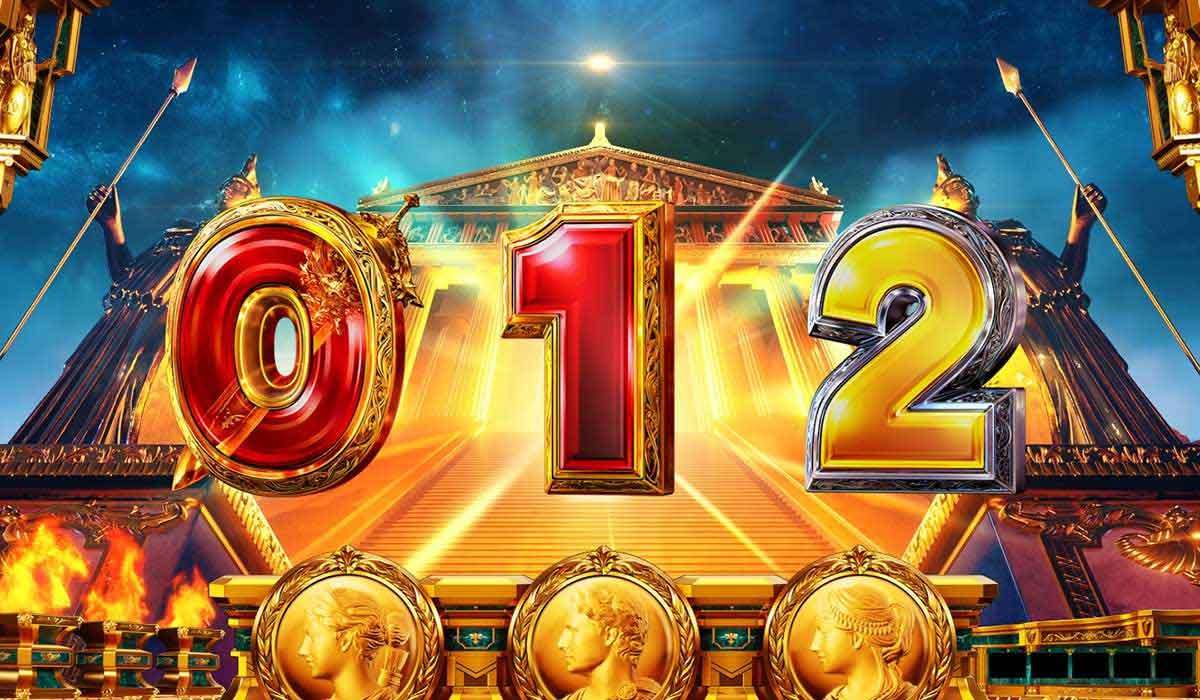 スマスロ ミリオンゴッド-神々の軌跡-　通常時のステージ　アテナステージ （神殿）